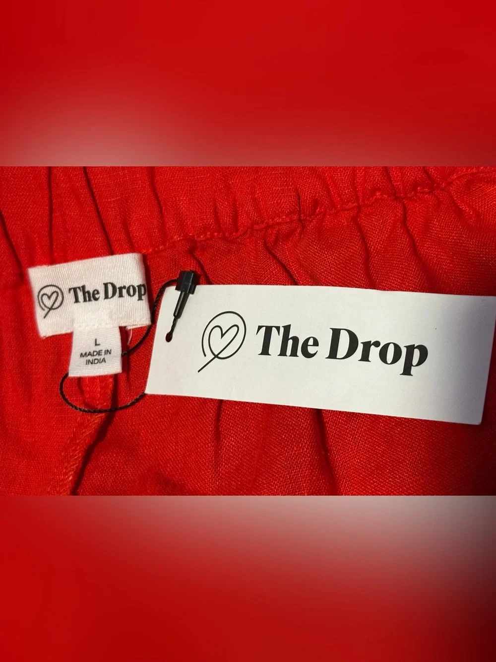 NWT The Drop Red Shorts L